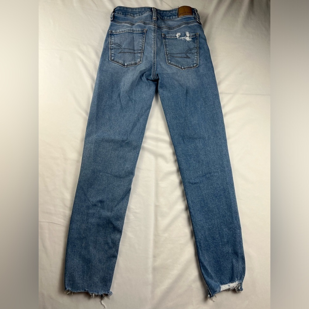 American Eagle Outfitters - Women’s Jeans - 0 Short - Blue - Skinny - Picture 12 of 13